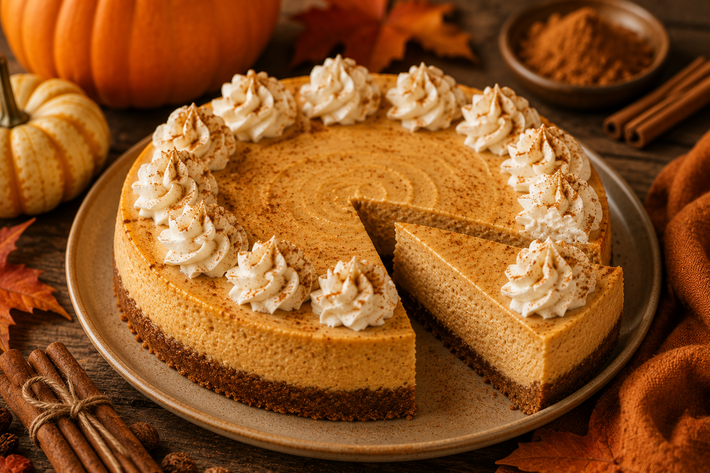 Pumpkin Spiced Cheesecake