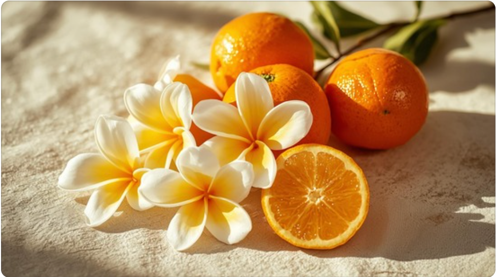 Plumeria & Mandarins